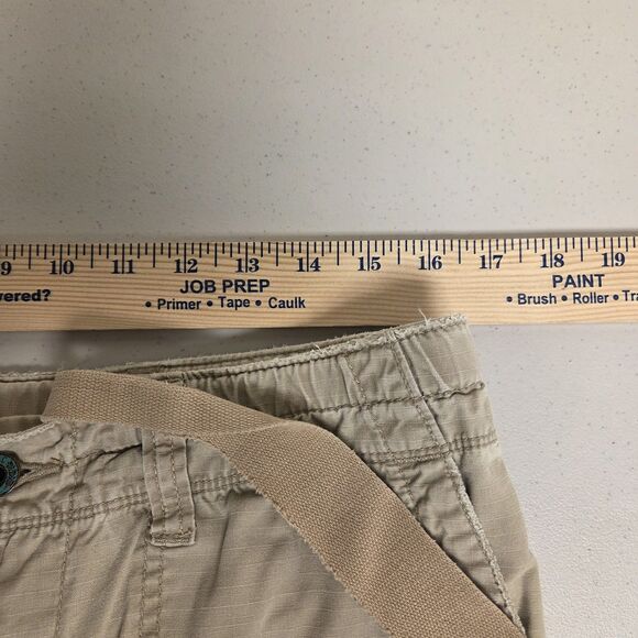 Polo Jeans Co. Ralph Lauren Men's Tan Cargo Pants Drawstring 33x32 Military - Picture 12 of 16